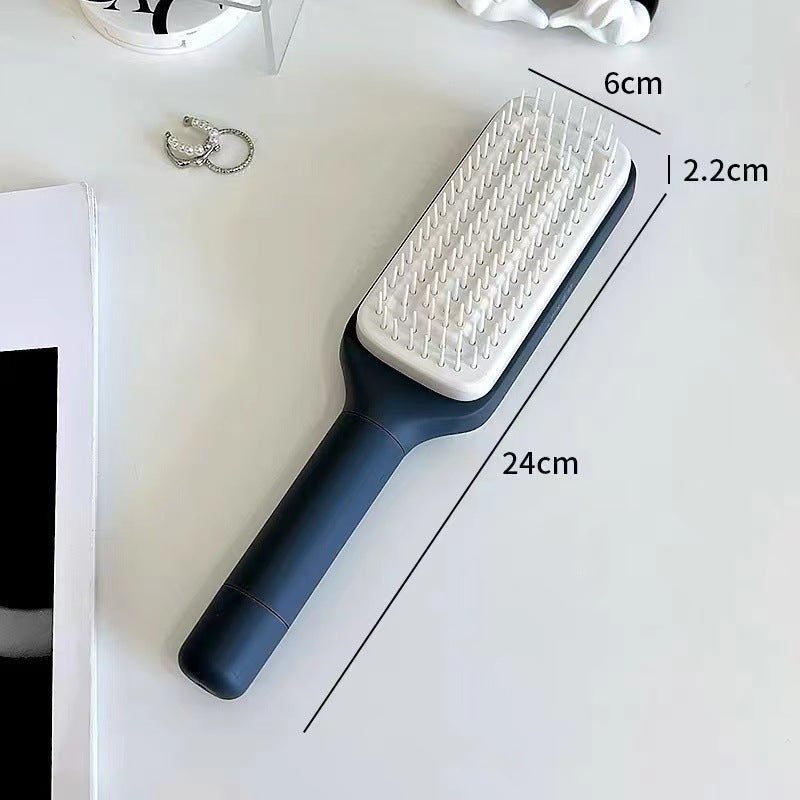 Self-Cleaning Hairbrush Anti-Static Massage Comb